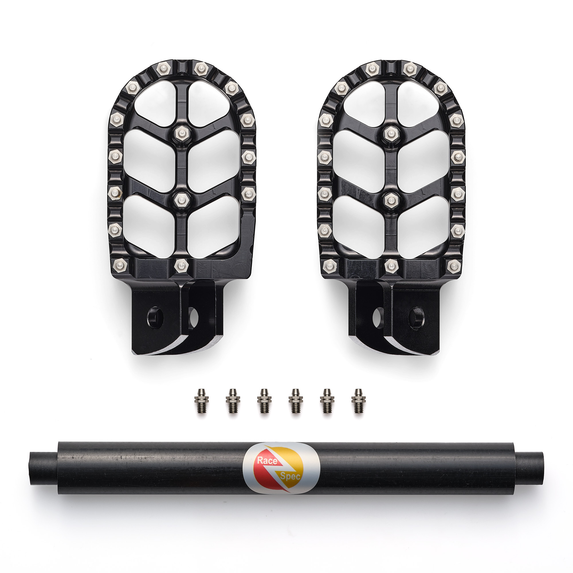 Foot Peg and Brace Bundle - Black