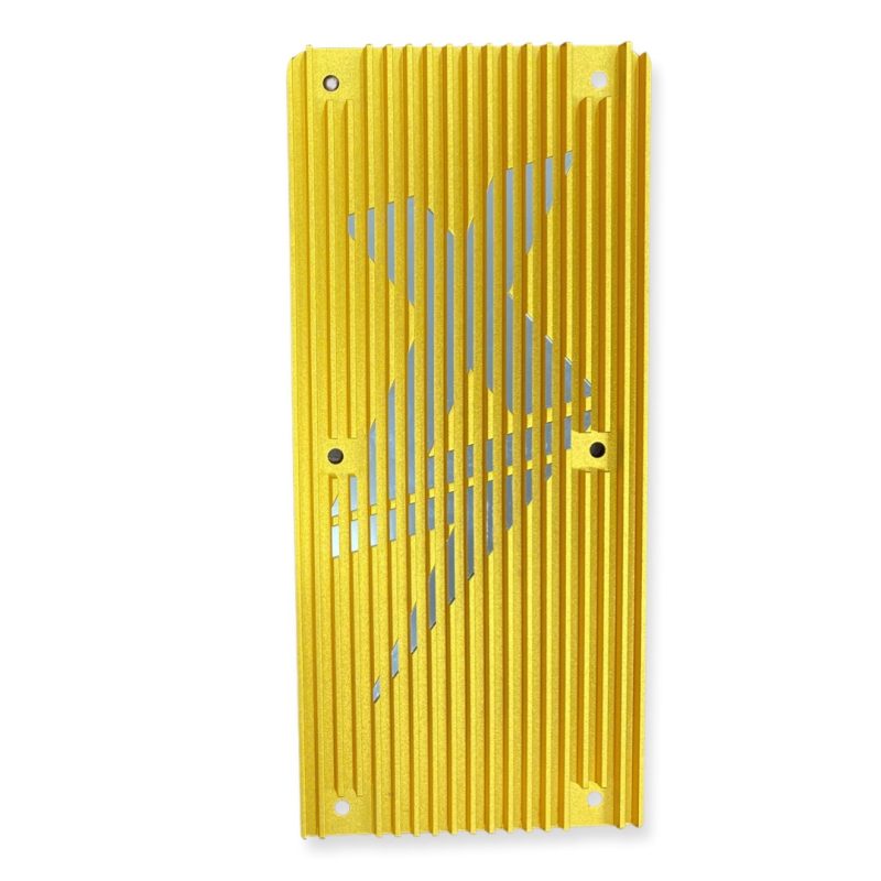 yellow X9000 heat sink