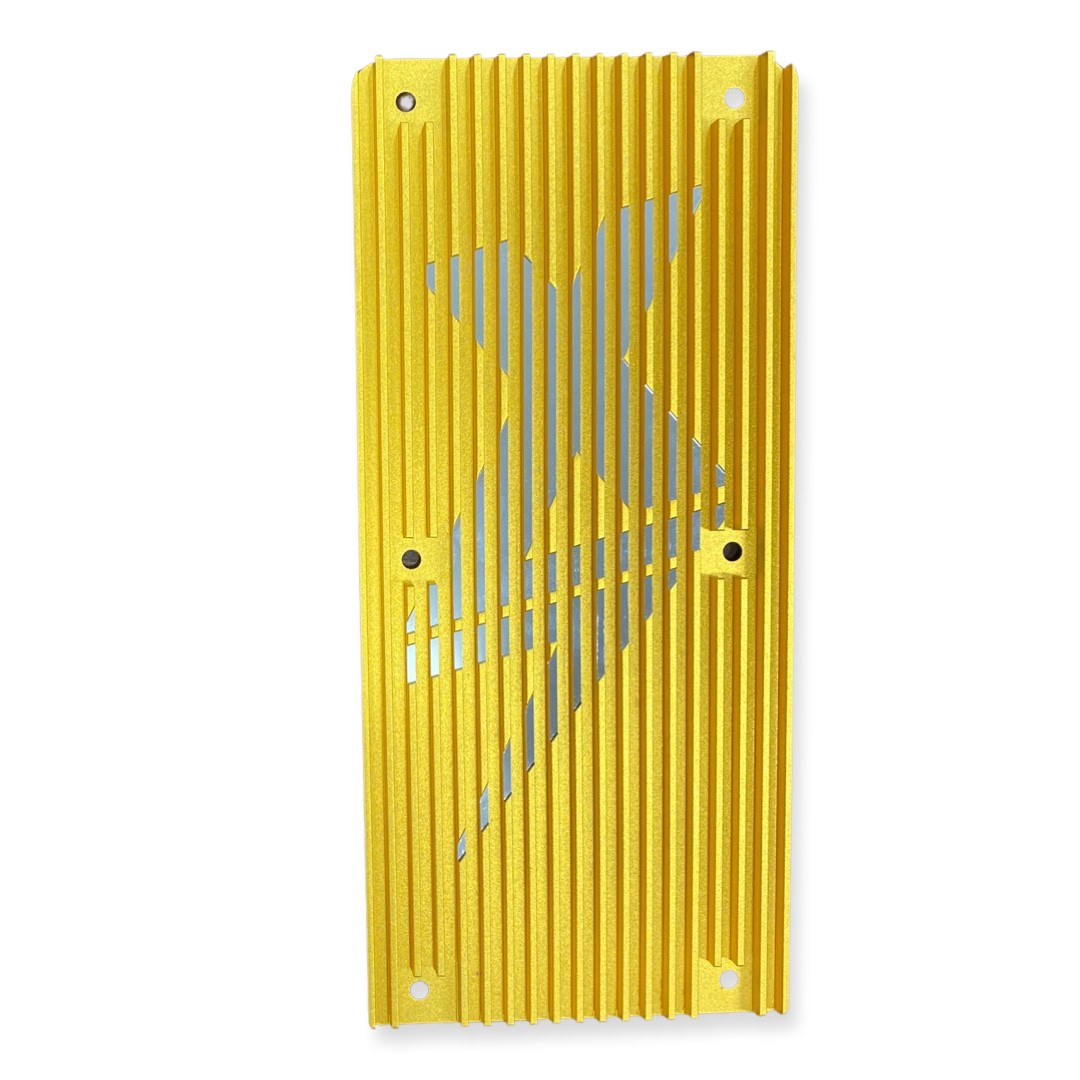 yellow X9000 heat sink